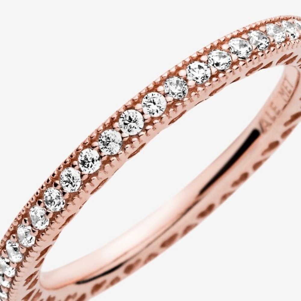 🆕 ROSE GOLD PANDORA RING - Picture 5 of 8